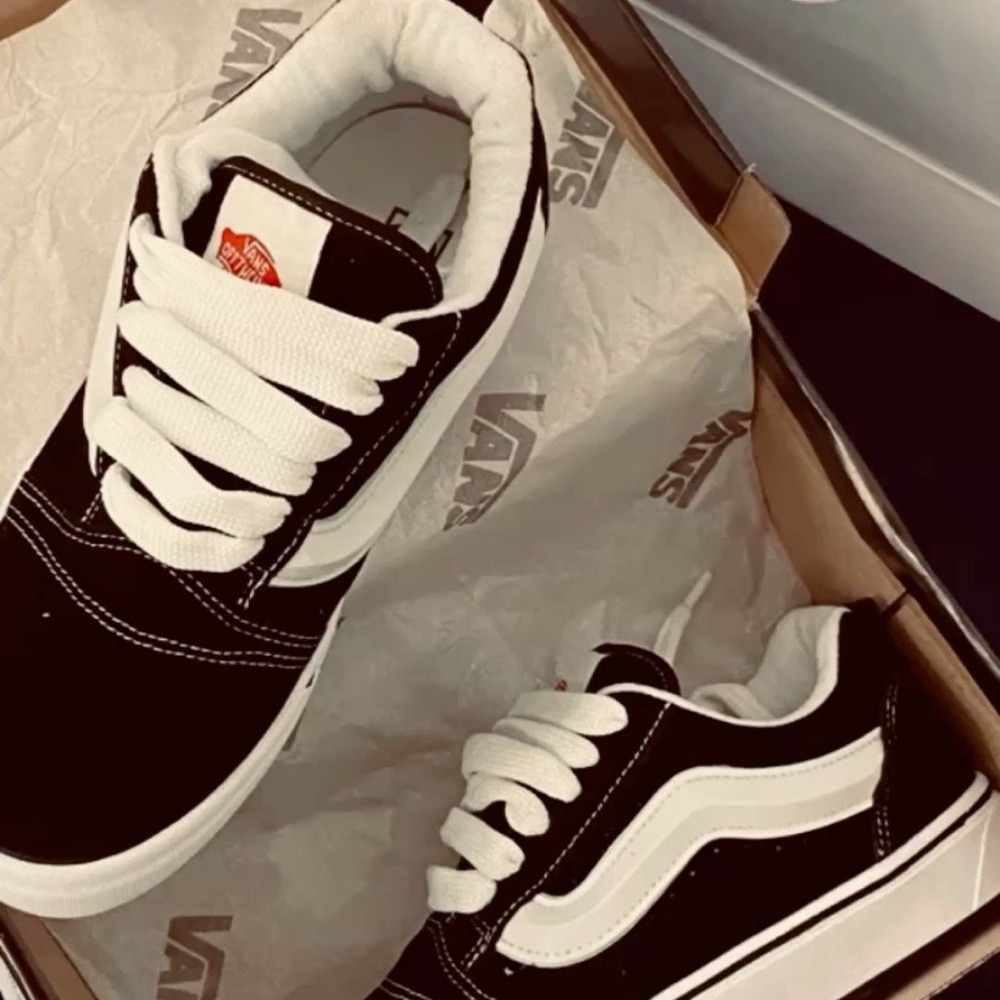 Vans Black and White Classic Sneakers